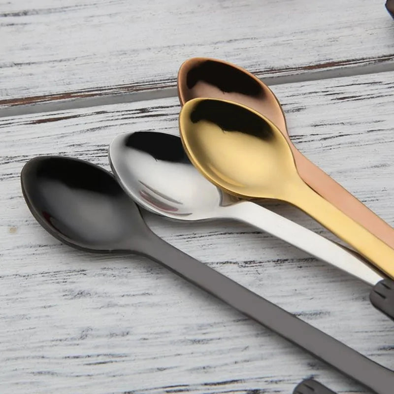 Stainless  Steel Cat Teaspoons