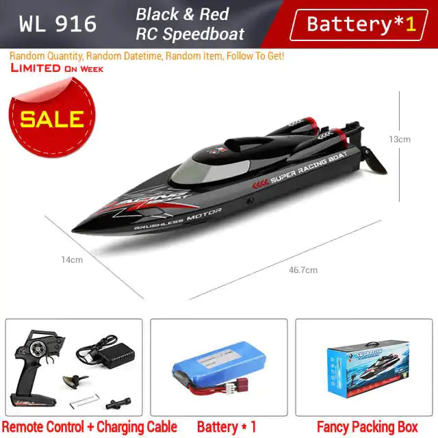 RC Racing Boat WL 916